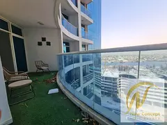 Room and hall in Al Waha Tower I, gym, swimming pool, and free parking I with a full sea view