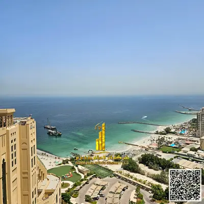 اجمل وارقى شقة غرفة وصالة مفروشة فرش راقى جدا اطلالة بحرية مباشرة للايجار الشهرى بعجمان - الكورنيش