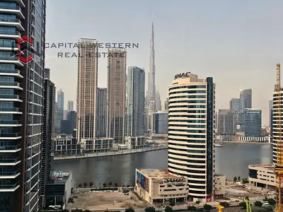Canal & Burj View | Fitted Office | High Floor
