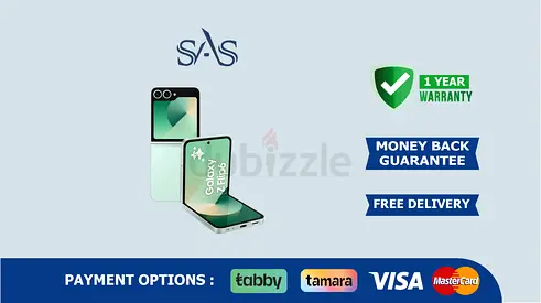 Samsung Galaxy Z Flip 6 | 12/256GB | New - Free Delivery | Warranty | LIGHT GREEN