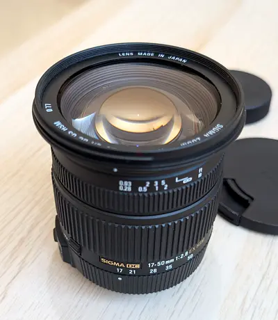 Sigma 17-50mm f/2.8 (For Nikon) EX DC OS HSM FLD,Large aperture Zoom lens