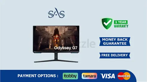 Samsung 32 inch Monitor | Odyssey G7 | New | Free Delivery | Warranty | 4K UHD 144Hz | 32BG700