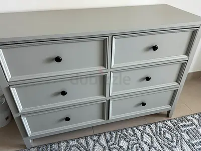 Chest of drawers and two bedside cabinets