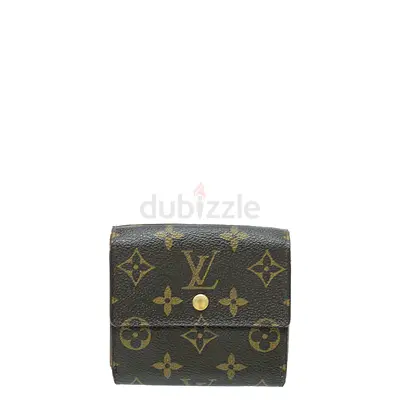 Authentic Louis Vuitton Brown Monogram Elise Wallet