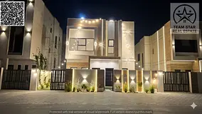 High-end finished villa, first occupancy, spacious rooms with built-in wardrobes
