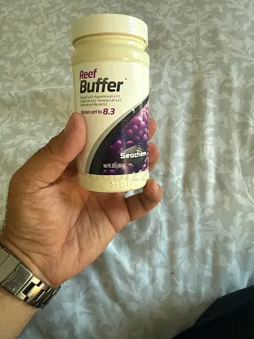 Seachem Reef Buffer 250g slightly used best for Salt Water Aquarium