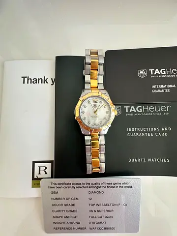 TAG Heuer Aquaracer Diamond Ladies Watch – Full Papers – Excellent Condition