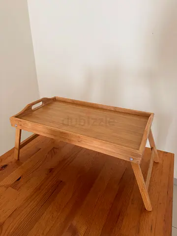 Foldable Wooden Breakfast Tray / Bed Tray with Handles
