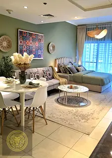 Exclusive | Fully Furnished Studio | Balcony | Near Metro | Goldcrest View 1, Jumeirah Lake Towers