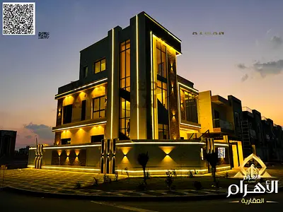 فيلا للبيع في الياسمين – 5 غرف | طابقين وروف | مساحة بناء 3800 قدم