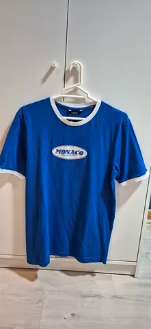 XSide Blue Monaco Ringer Tshirt, Size Medium