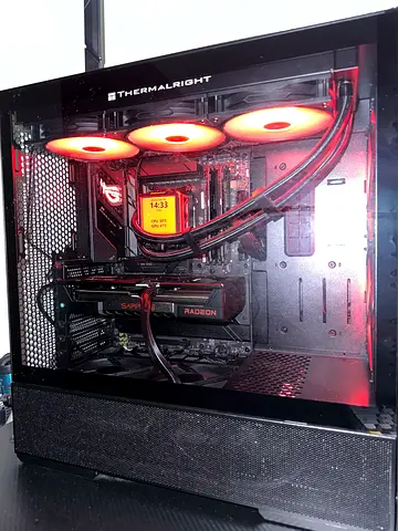 High-End Gaming PC (Ryzen 7 7800X3D + RX 9060 XT) + ROG MONITOR AND ACCESORIES