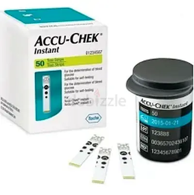 Accu-Chek Instant Blood Glucose Test Strips (10x50= 500 strips) - New
