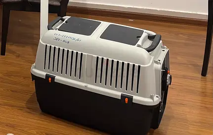 Sturdy Plastic Pet Carrier / Travel Crate - big size for cargo
