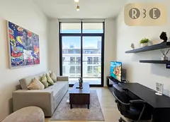 Modern Furnished 1BR in Binghatti Luna | Short-Term Stay | Prime Location