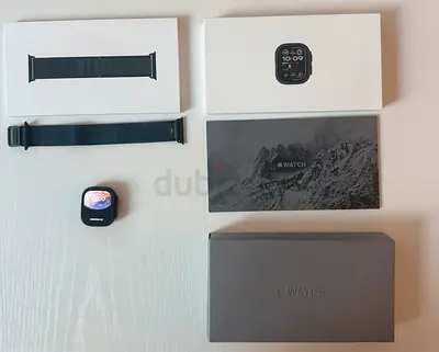 Apple Watch Ultra 2 49mm Black with Green Alpine Strap and Original Packaging