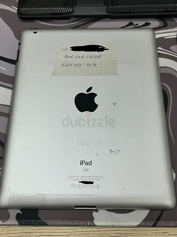 Used Apple iPad 2 (16GB) —, Battery 94% original