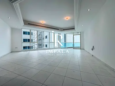 شقة فاخرة بثلاث غرف نوم + غرفة للخادمة | إطلالة كاملة على البحر | بالقرب من الشاطئ والمنتزه