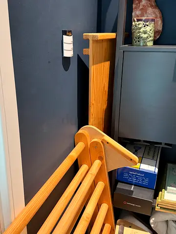 Wooden indoor climbing set for kids