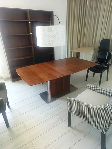Solid Wood Extendable Dining Table - Seats 6