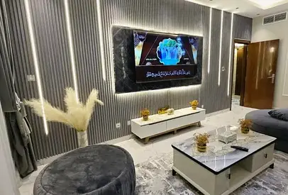 Spacious Three bedrooms and a living room, furnished