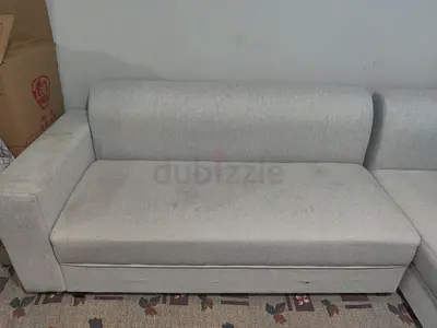 Light Grey 2-Seater Sofa, Good Condition 5 cushions