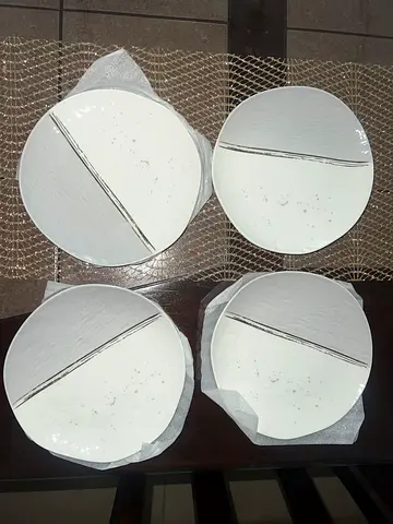 Ceramic Set of 4 Dining plates