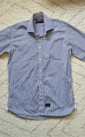 Mens Sacoor Brothers Smart Size Large Long Sleeve Shirt Size Lacoste Gucci Ralph Lauren Hugo Boss