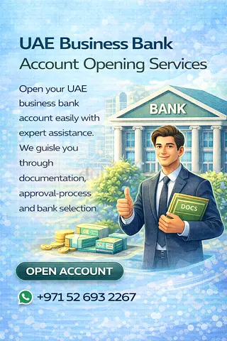 Open your UAE business bank account with expert support. We assist with documentation