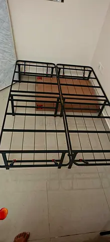 Foldable Bedframe with Mattress