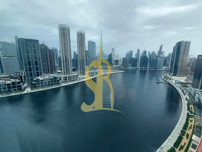 إطلالة كاملة على القناة | مجهز بالكامل | إطلالة كاملة على برج خليفة