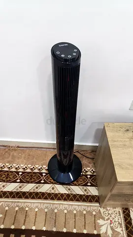 Portable Tower Fan with Touch Panel  Remote – Like New | Powerful Cooling