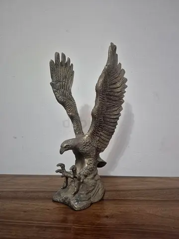 Brass Flying Eagle Statue