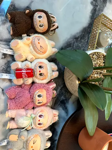 Set of 8 Labubu ORIGINAL  (bunny/animal outfits) — Gently Used