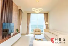 WATERFRONT LIVING | HIGH-FLOOR | FULLY FURNISHED 1BR