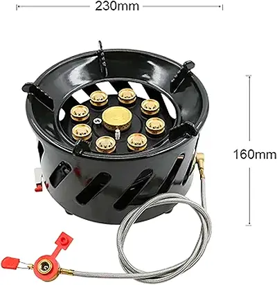 -Core 19800W Camping Stove High-Power Gases Burner Stove Backpacking Stove Compatible with Outdoor C