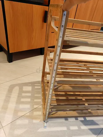 Bamboo shoe rack