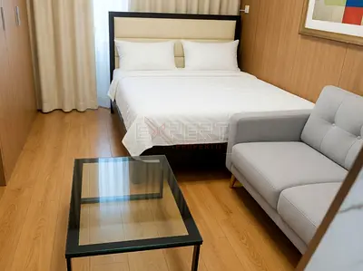 Furnished Studio | Prime Community | Bright & Stylish