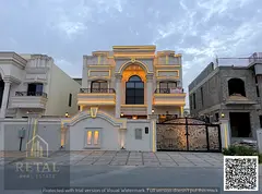 Luxury Villa for Sale in Al Helio 2 Facing Al Hamidiya Park 6 Master Bedrooms VIP Finishing Prime Lo