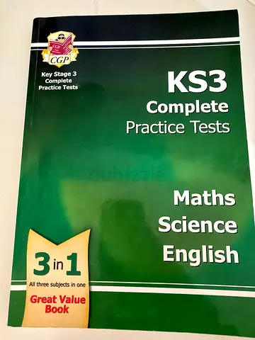 CGP KS3 Complete Practice Tests for Maths, Science and English