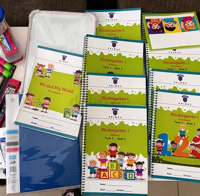 KG1 CBSE PRIMUS SCHOOL BOOK AND STATIONERY SET UNUSED NEW Bought just  last week