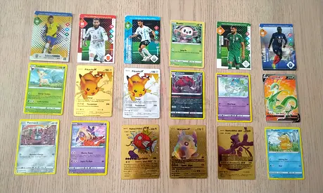 Pokémon and football cards for sale