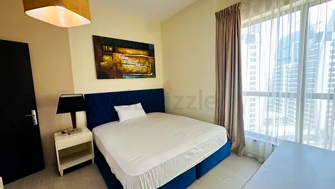 Furnished standard room/ next to tram/ marina view/ shams 1 , JBR