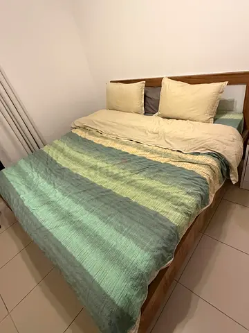 King Size Bed Set with Mattress