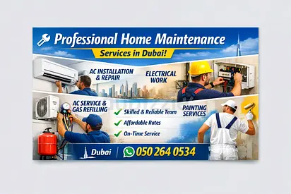 Home Maintenance Services in Dubai (AC, Electrical, Painting)
