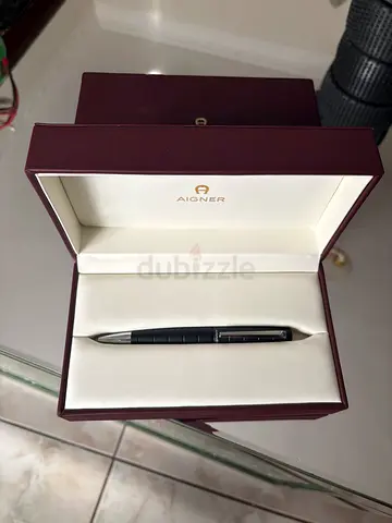 Aigner Black Rollerball Pen with Original Box - New