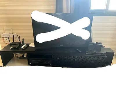 TV table dark brown for cheap price