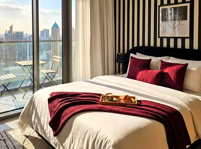 استوديو مفروش | الطابق العلوي | إطلالات على البحر والمارينا