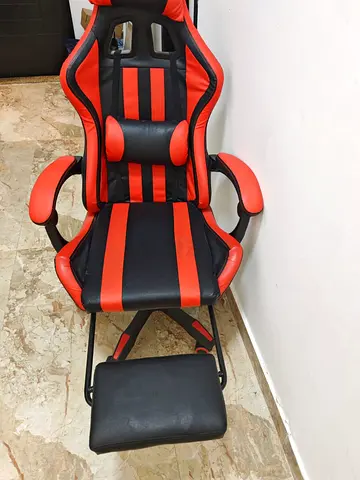 Red  Black Gaming/Office Chair with Headrest and Lumbar Support