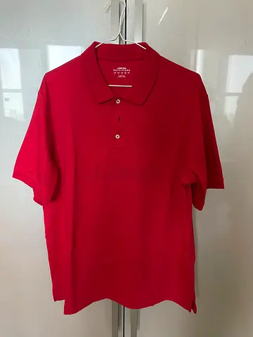 Red short sleeved polo (brand new)